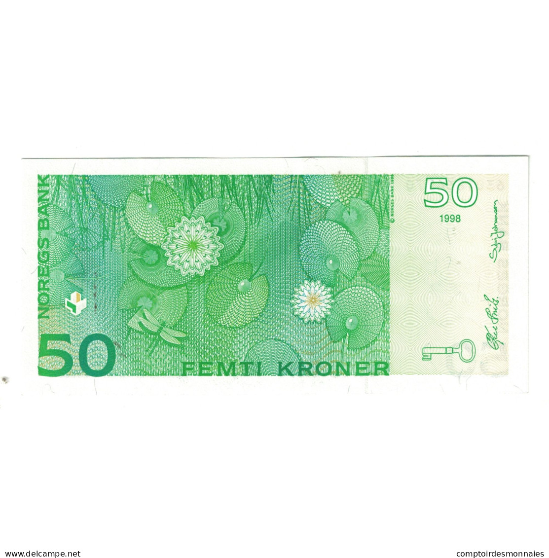 Billet, Norvège, 50 Kroner, 1998, KM:46a, SPL - Noorwegen