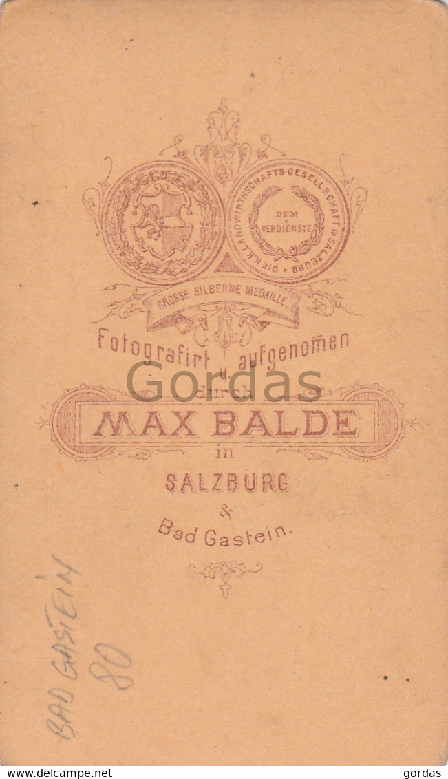 Austria - Bad Gastein - Bellevue - Siecle 19 - Photo Max Balde 105x65mm - St. Johann Im Pongau