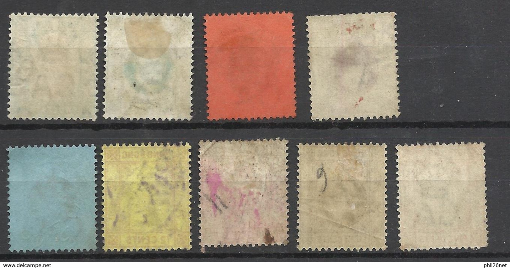 Hong Kong  UK N°  62  à  69  Et  77        Oblitérés    B / TB    Voir Scans    Soldé ! ! ! - Used Stamps