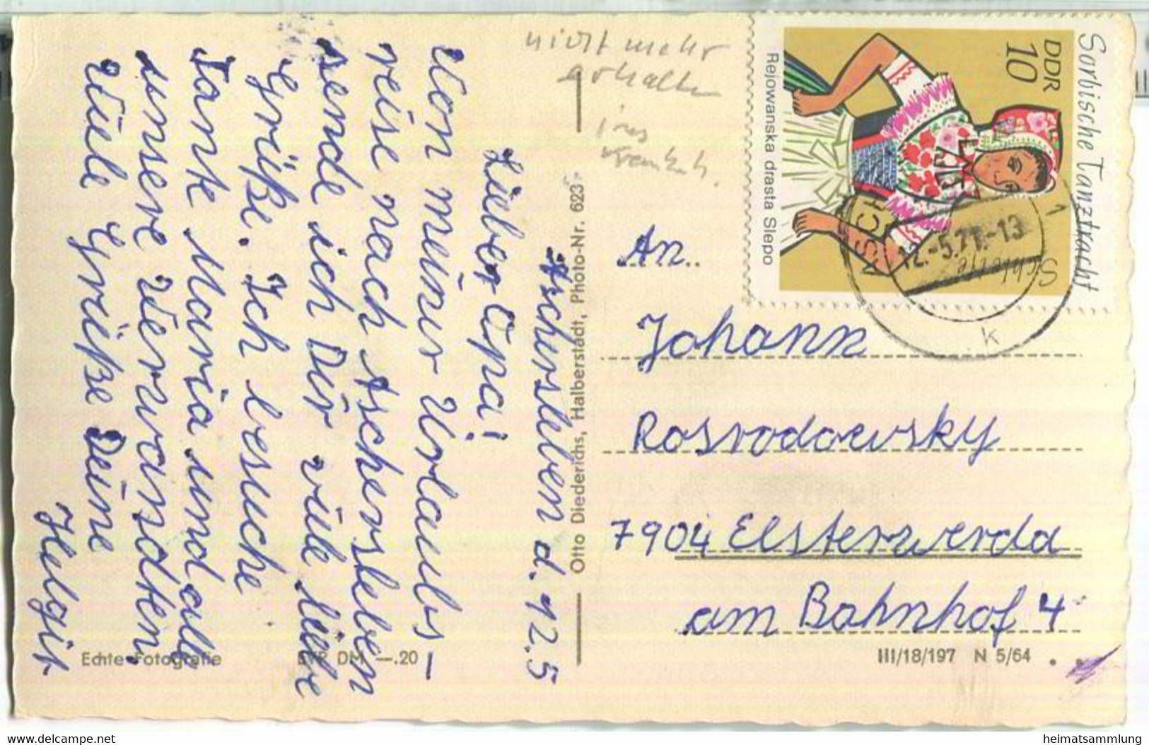 Aschersleben - Teilansicht - Foto-Anichtskarte - Verlag Otto Diederichs Halberstadt - Aschersleben
