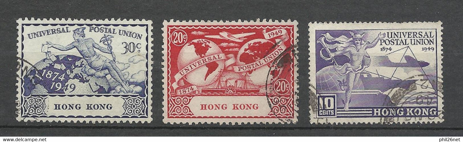 Hong Kong  UK N°  171  à  173    Oblitérés    B / TB    Voir Scans    Soldé ! ! ! - Usati