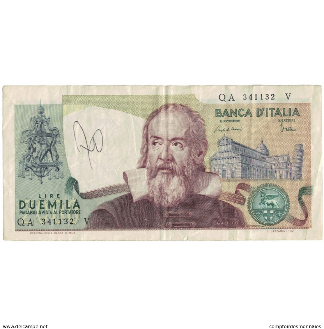 Billet, Italie, 2000 Lire, 1983, KM:103a, TB+ - 2000 Liras