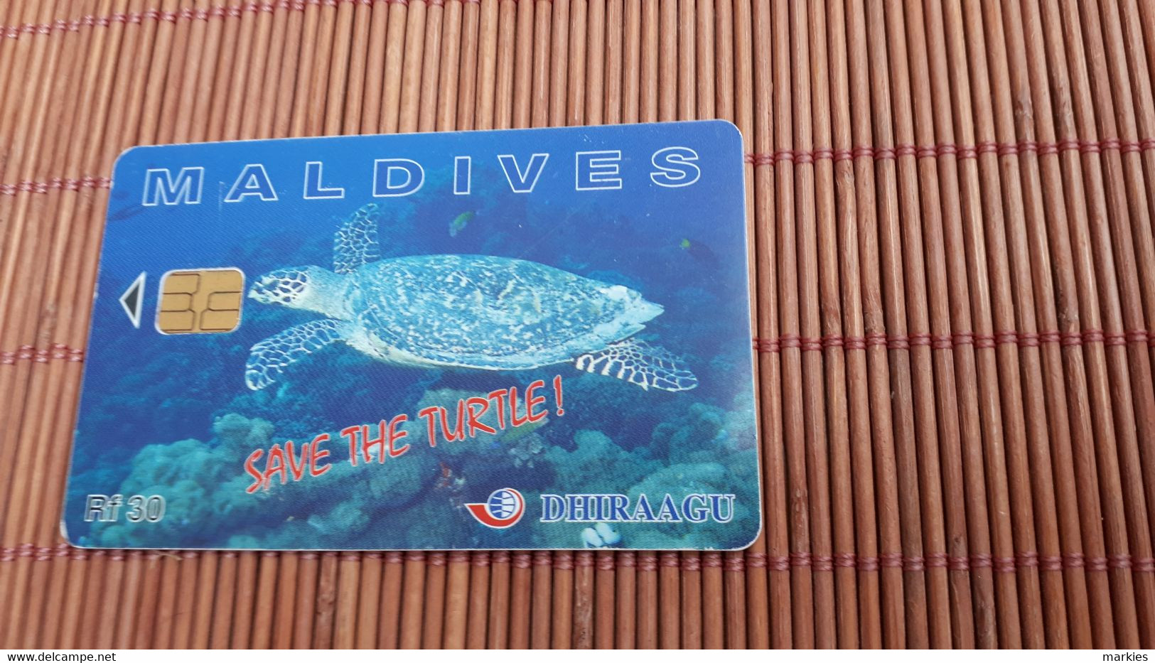 Maldives Phonecard Card Has Some Mark Of Use Look Scan For Quality Not Perfect  Used Rare - Maldivas
