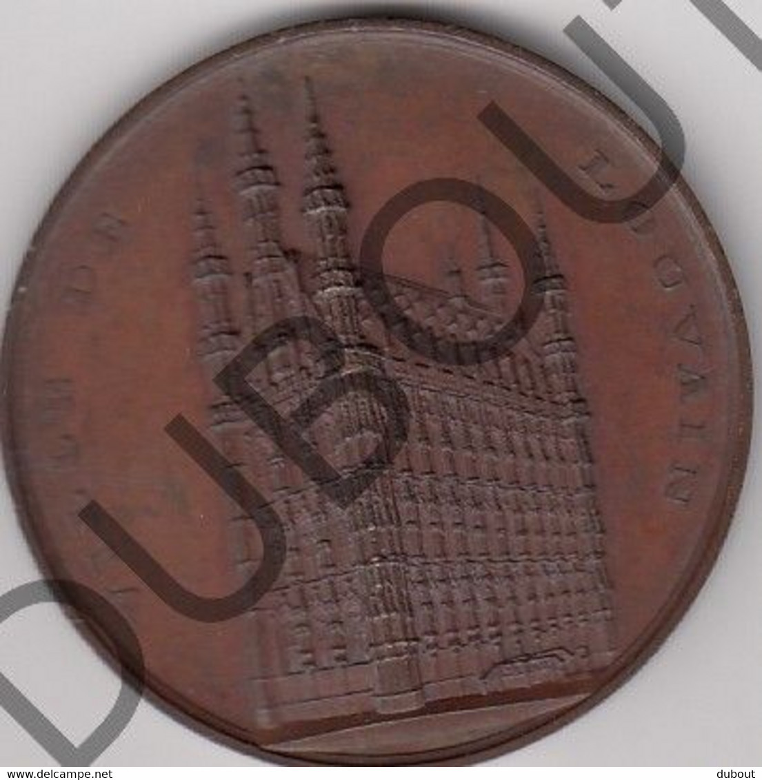 Louvain/Leuven - Medaille - 1887 - Ecole Industrielle  (T44) - Souvenirmunten (elongated Coins)