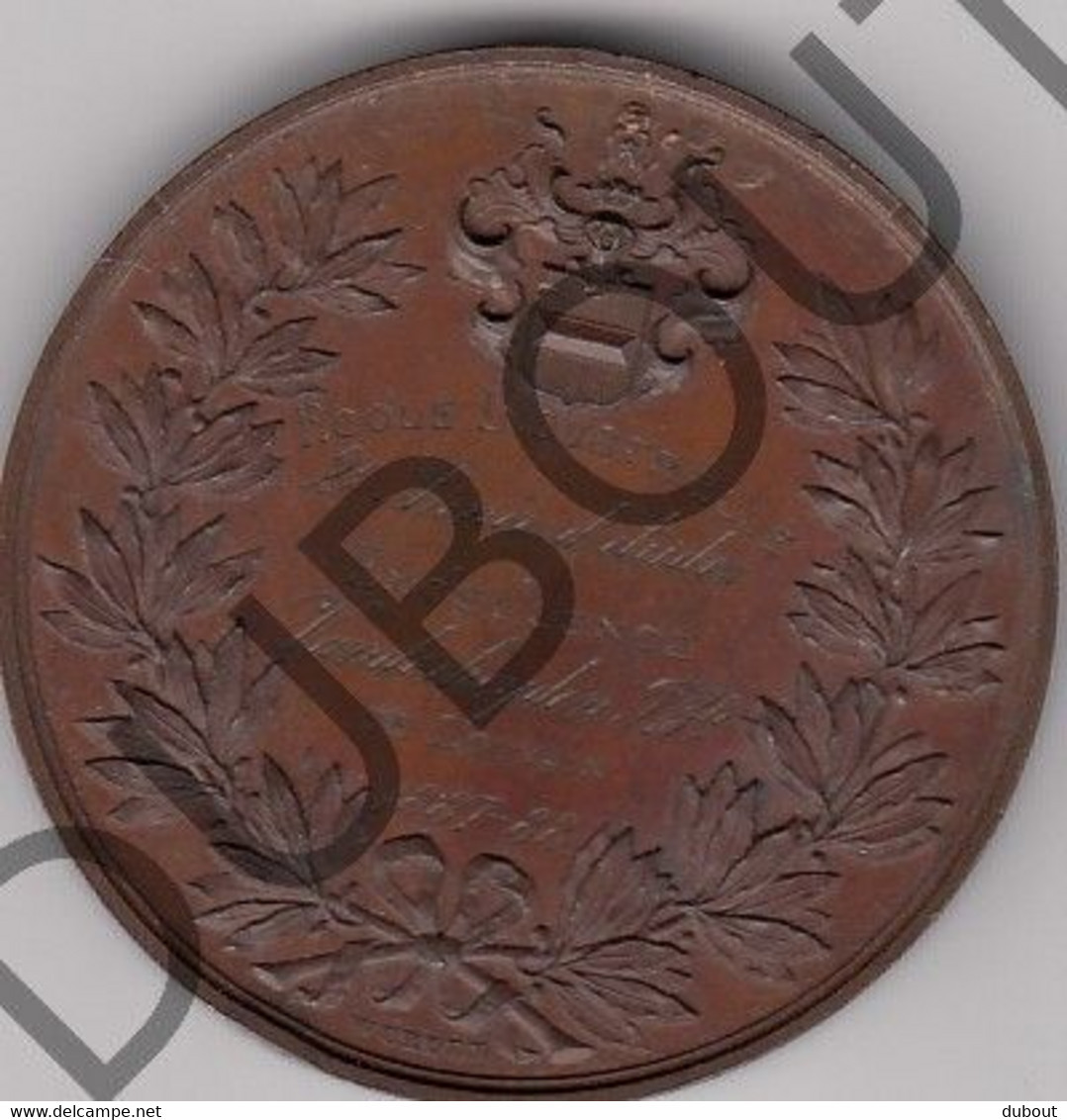 Louvain/Leuven - Medaille - 1887 - Ecole Industrielle  (T44) - Monedas Elongadas (elongated Coins)