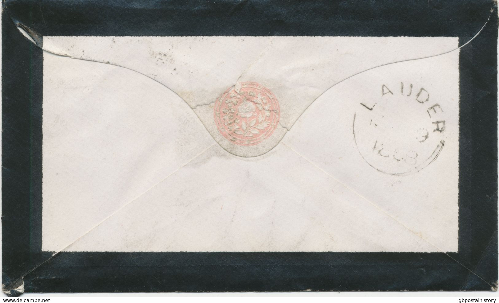 GB „131 / EDINBURGH“ Scottish Duplex Postmark (between 3 Thin Bars, Same Lenght, 131 Between Stars) On VF Rare STO PS - Covers & Documents