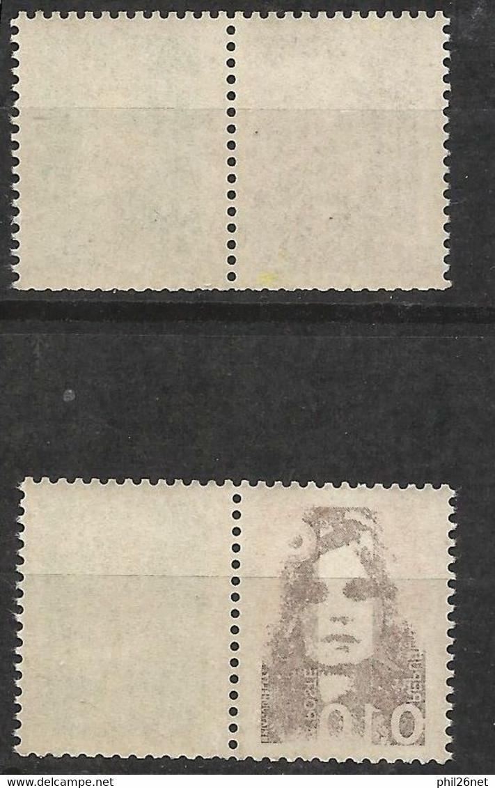 France Paires  P 2614 Et P 2617  Impression Recto Verso  ! ! !   Neufs   *  *  B / TB    Voir Scans    Soldé ! ! ! - Unused Stamps