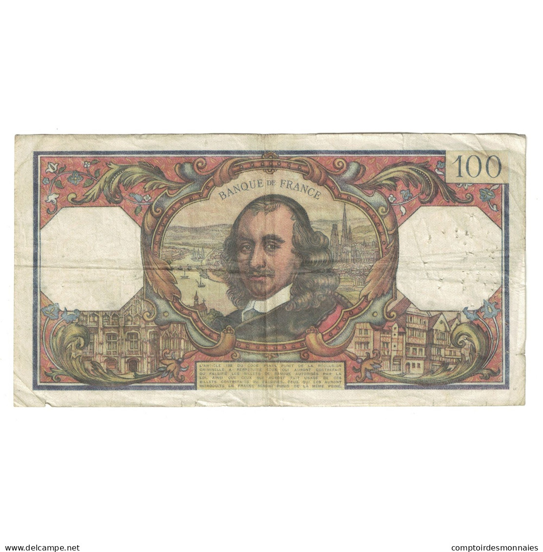 France, 100 Francs, Corneille, 1964, E.48, TB, Fayette:65.04, KM:149a - 100 F 1964-1979 ''Corneille''