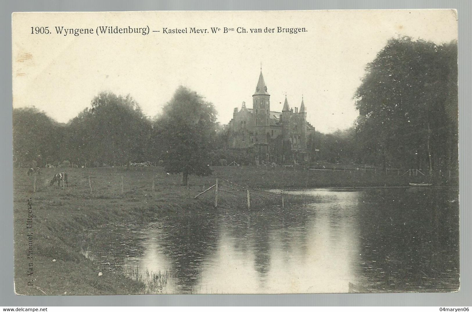 ***  WYNGENE (Wildenburg)  ***  -   Kasteel Mevr. We Bon Ch. Van Der Bruggen    -  Zie / Voir Scan's - Wingene