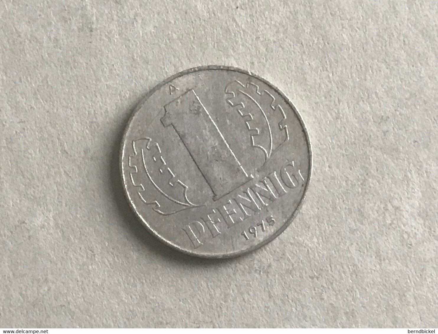 Münze Münzen Umlaufmünze Deutschland DDR 1 Pfennig 1975 - 1 Pfennig