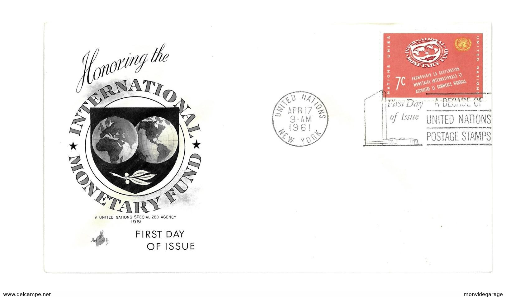 United Nations - First Day Of Issue - 1961 - New York 045 - Lettres & Documents