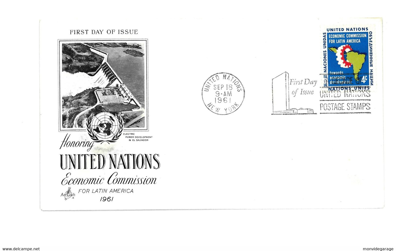 United Nations - First Day Of Issue - 1961 - New York 046 - Briefe U. Dokumente