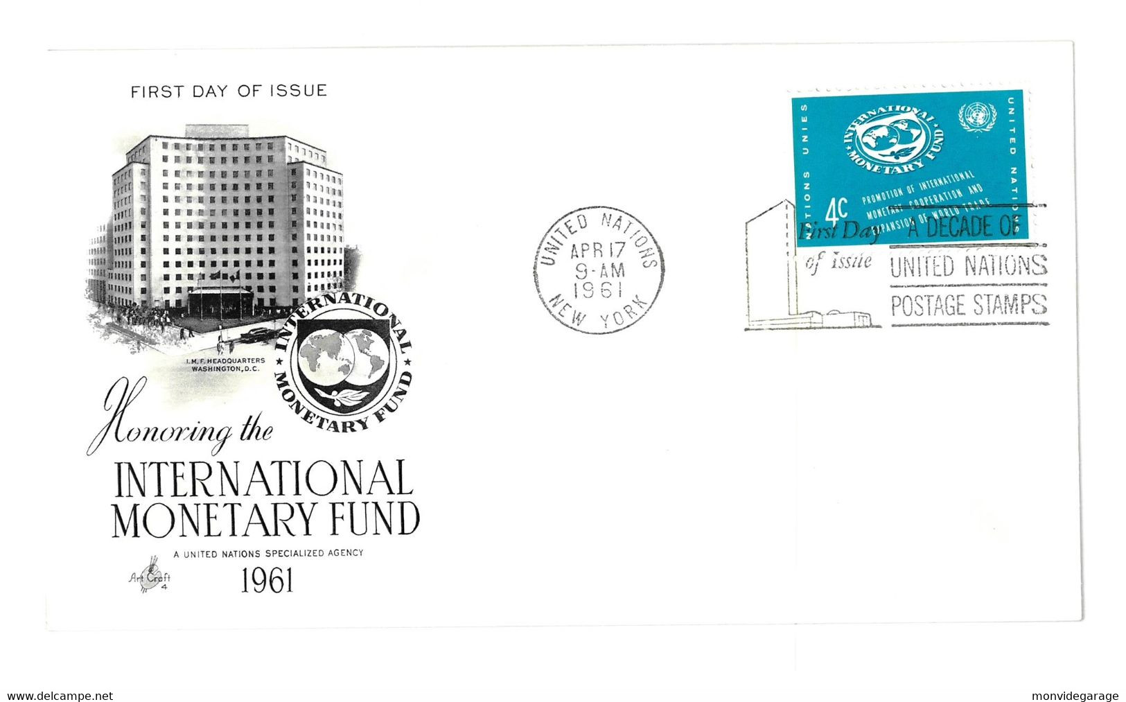 United Nations - First Day Of Issue - 1961 - New York 048 - Briefe U. Dokumente