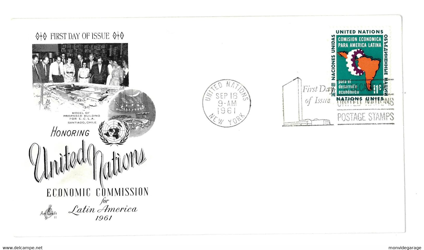 United Nations - First Day Of Issue - 1961 - New York 049 - Briefe U. Dokumente