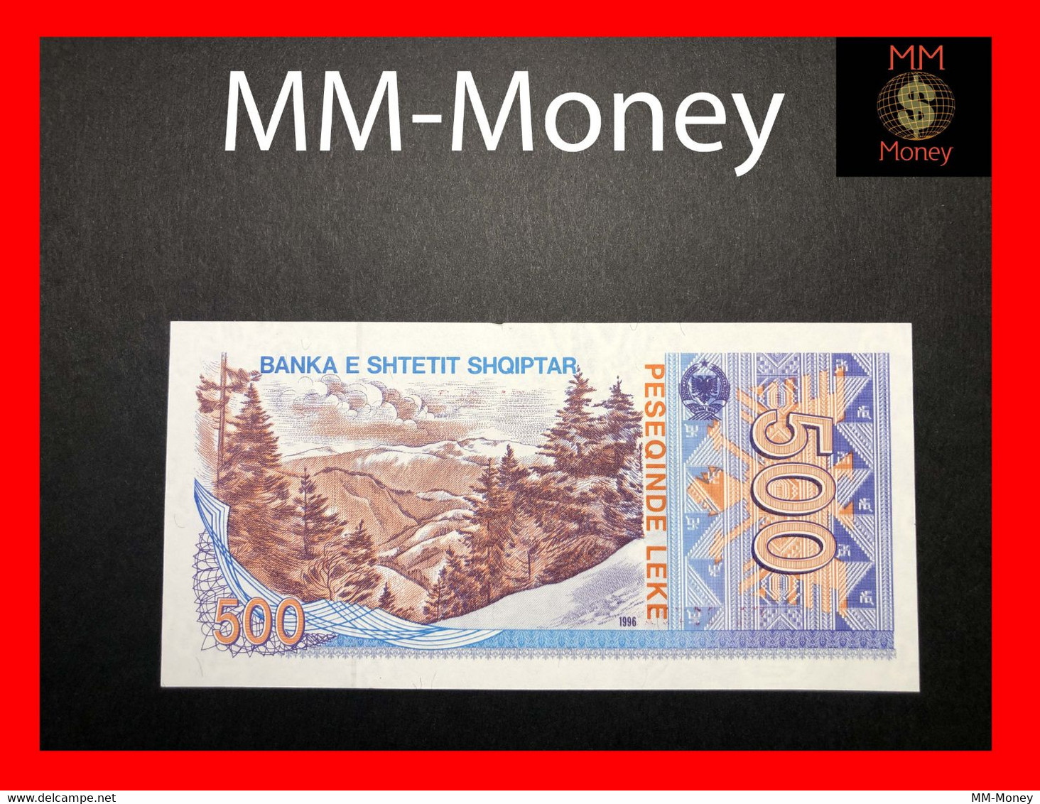 Albania  500 Leke  1996   P. 48   "scarce"   UNC - Albania