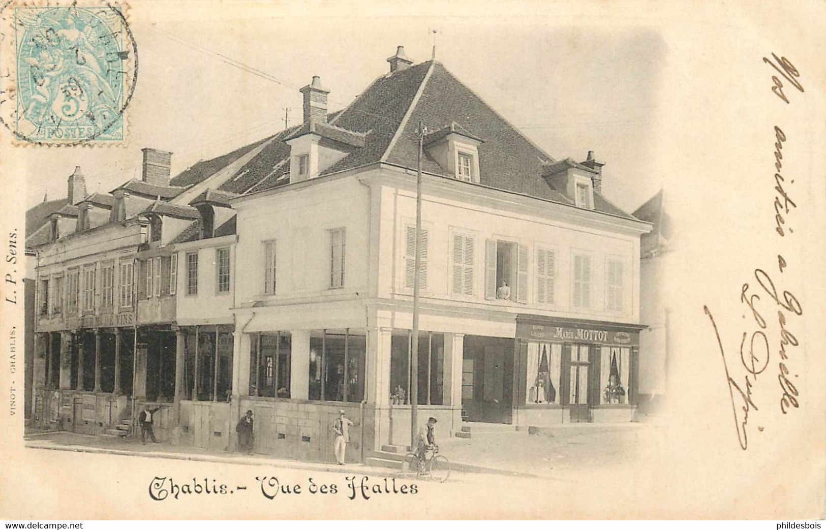 YONNE  CHABLIS  Vue Des Halles - Chablis