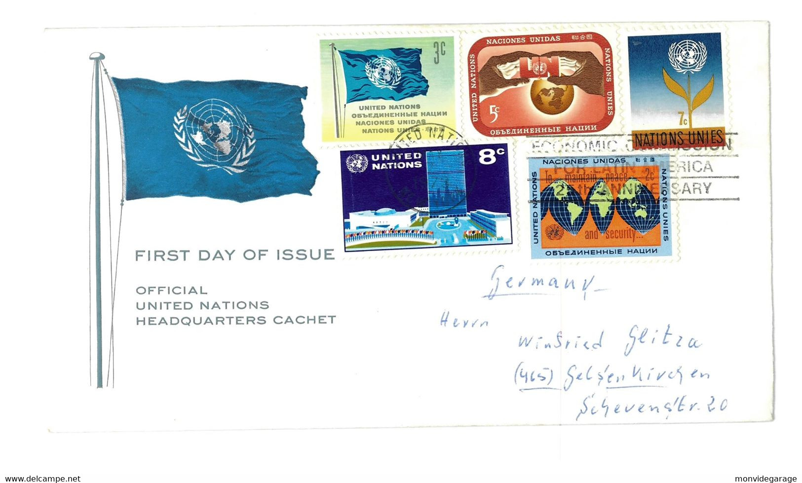 United Nations - First Day Of Issue - 1973 - New York 058 - Storia Postale