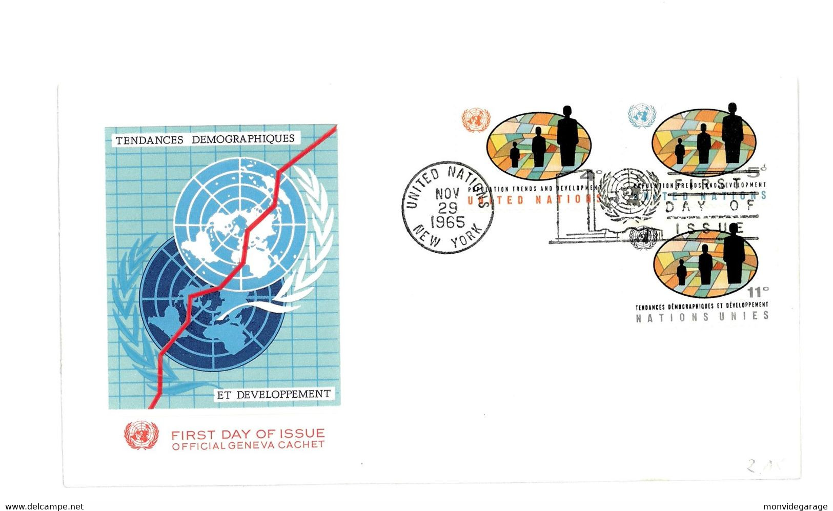 United Nations - First Day Of Issue - 1965 - New York 060 - Lettres & Documents