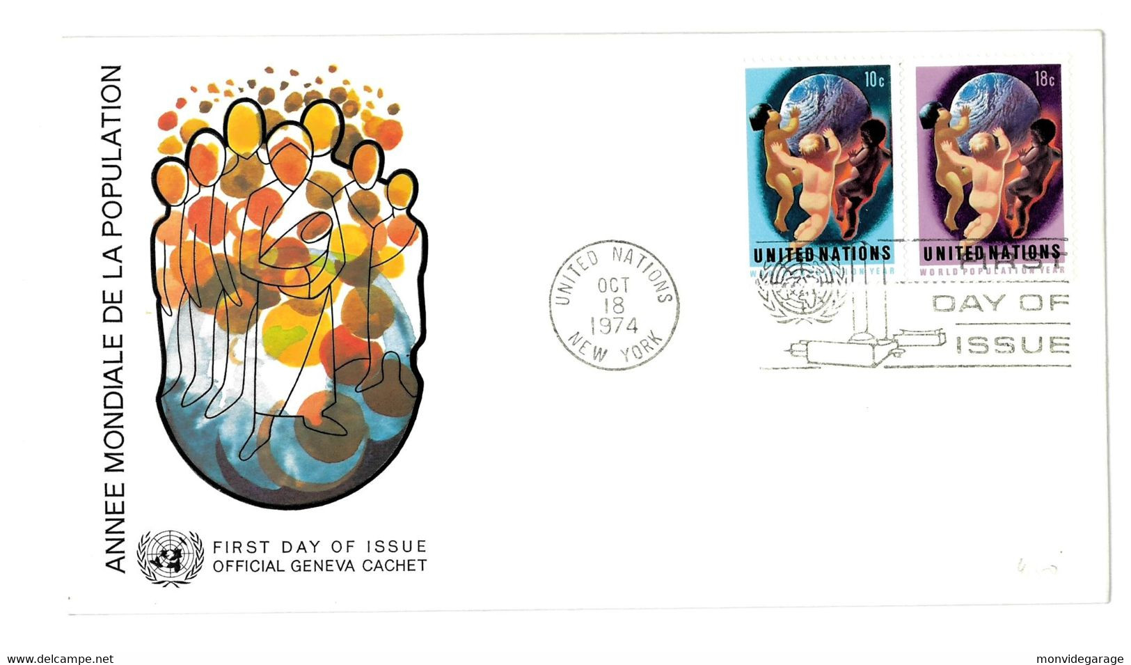 United Nations - First Day Of Issue - 1974 - New York 076 - Lettres & Documents