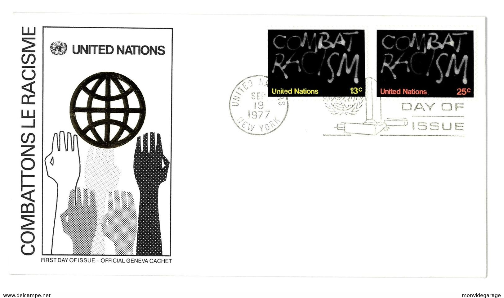 United Nations - First Day Of Issue - 1977 - New York 080 - Covers & Documents