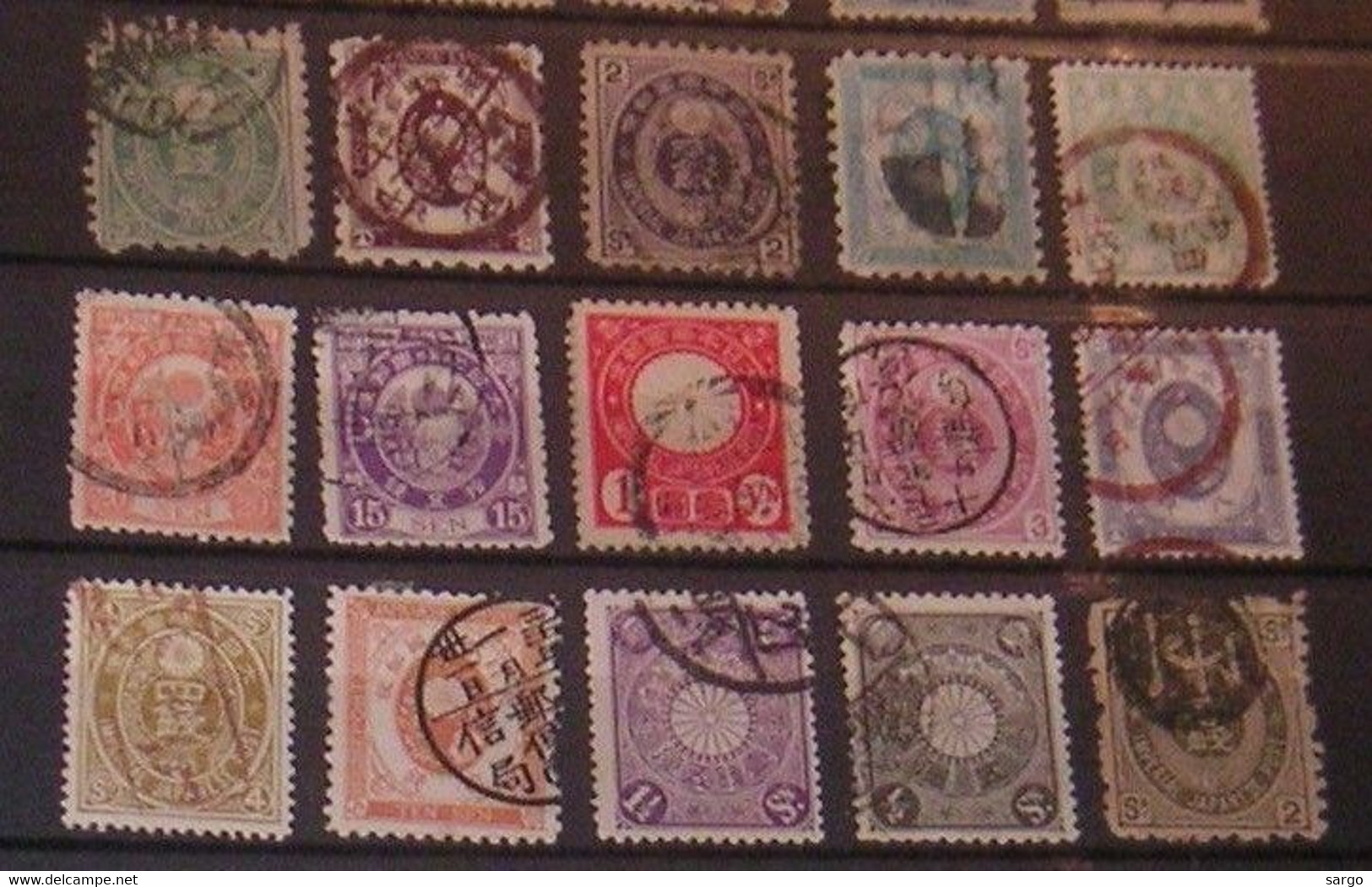 JAPAN  - LOT OF 43 STAMP PERIOD 1872 - 1934 - USED - KOBANS - CRYSANTHEMUM - - Collections, Lots & Series