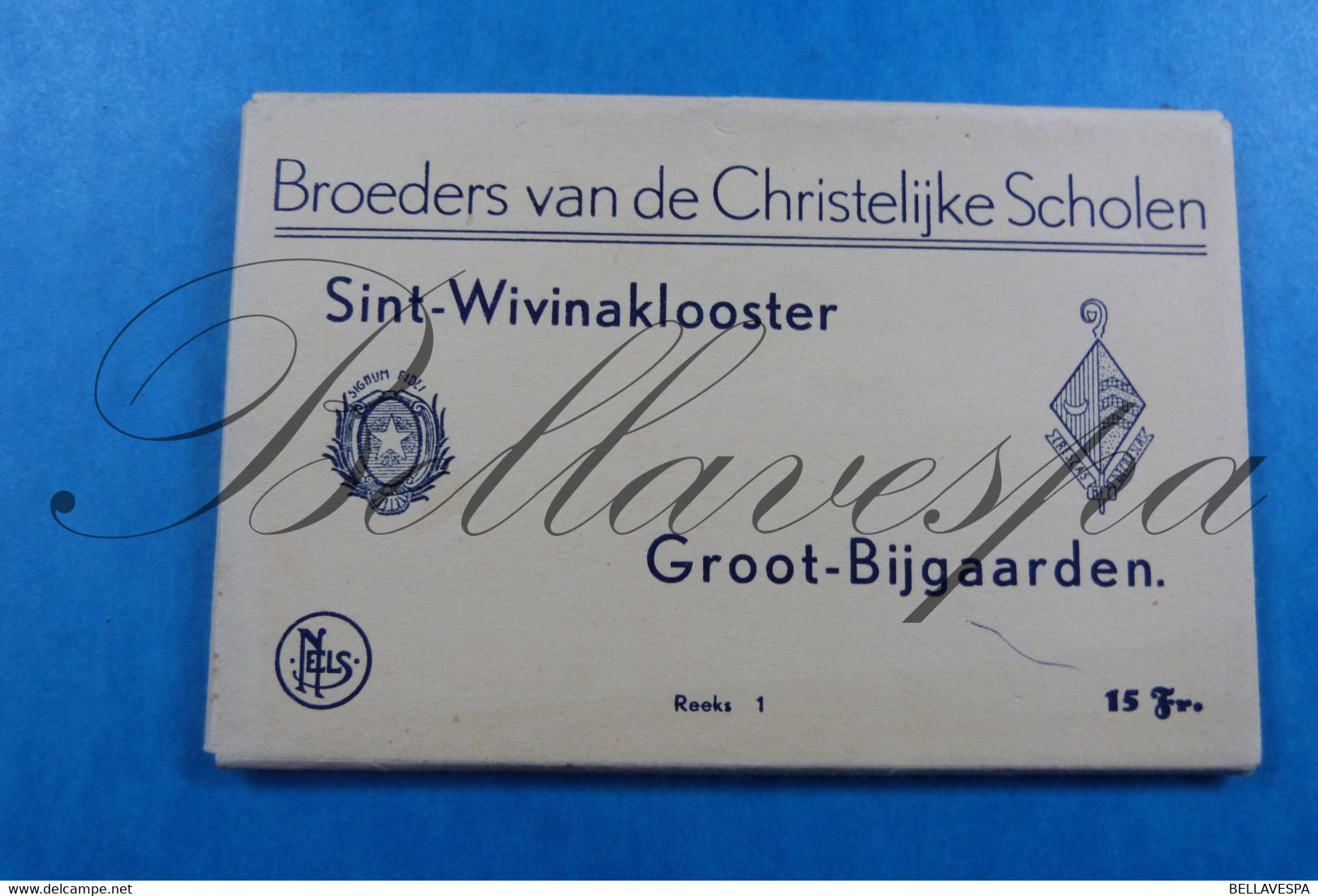 Groot-Bijgaarden.  Sint-Wivinaklooster Broeders v.d. Christelijke Scholen Reeks 1, lot x 10 cpa/postkaarten