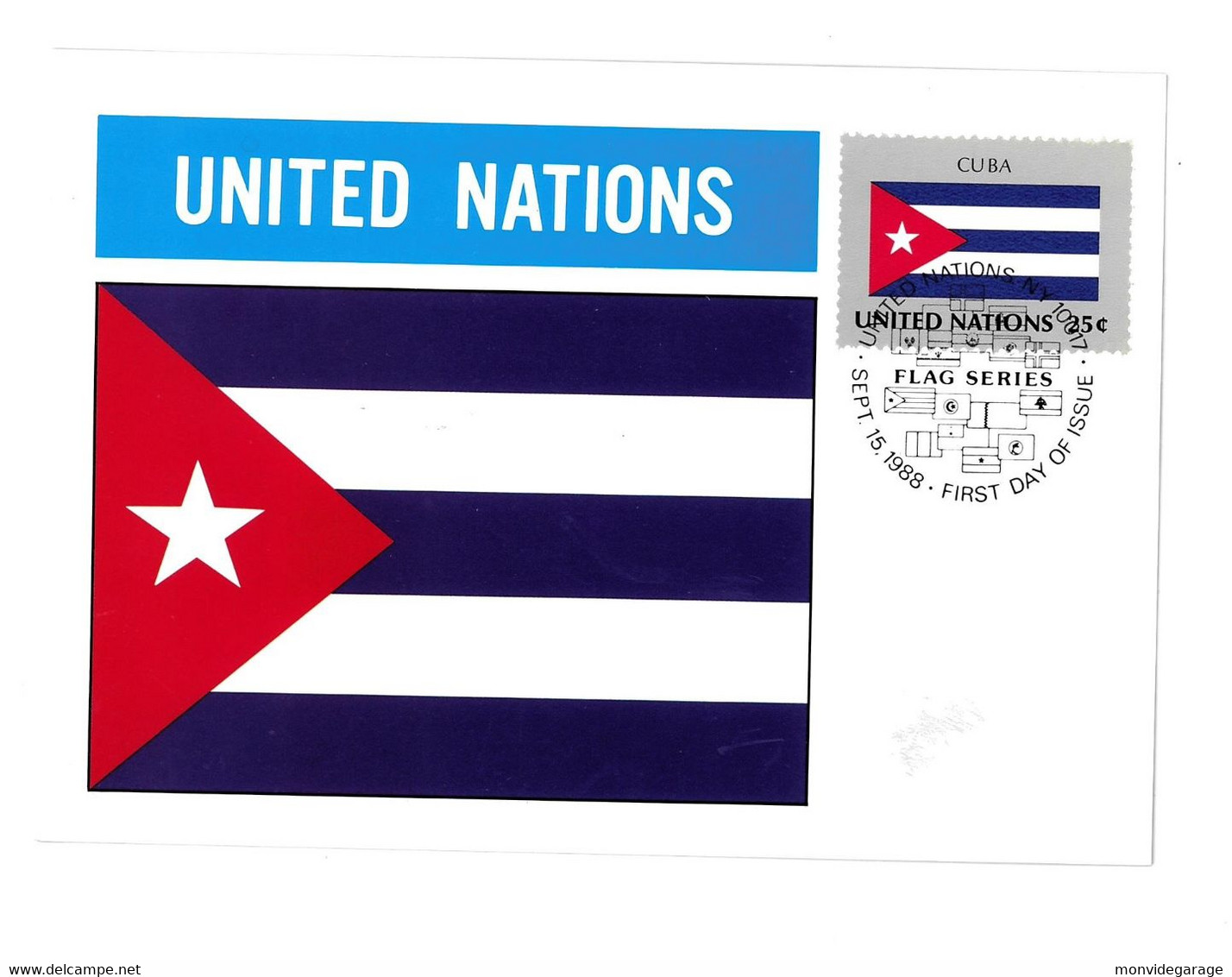 United Nations - Cuba - 1988 - New York 110 - Cartoline Maximum