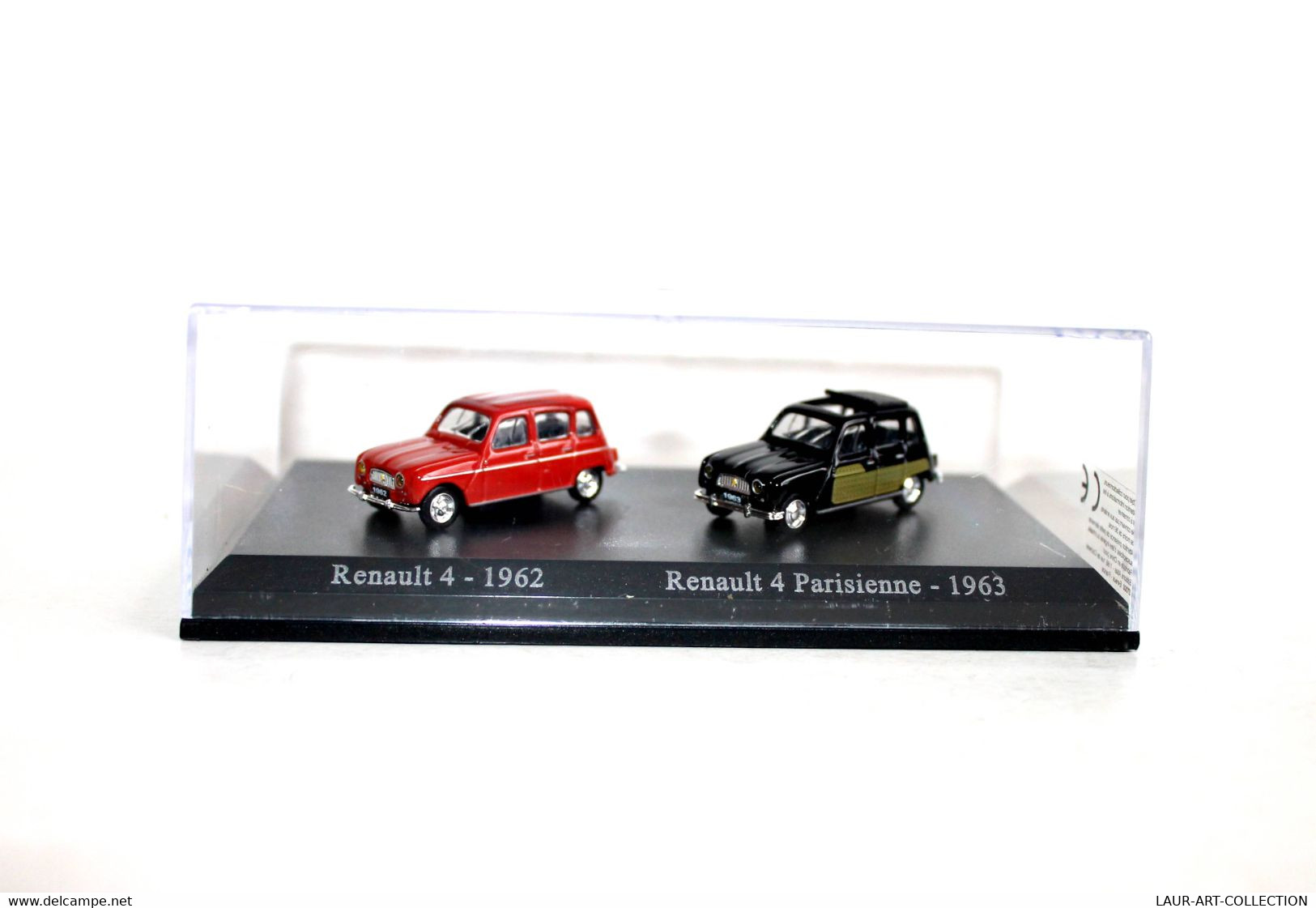 RENAULT 4 1962 + R4 PARISIENNE 1963 - VOITURE AUTOMOBILE MINIATURE 1/87 - ANCIEN MODELE REDUIT (1712.4) - Schaal 1:87