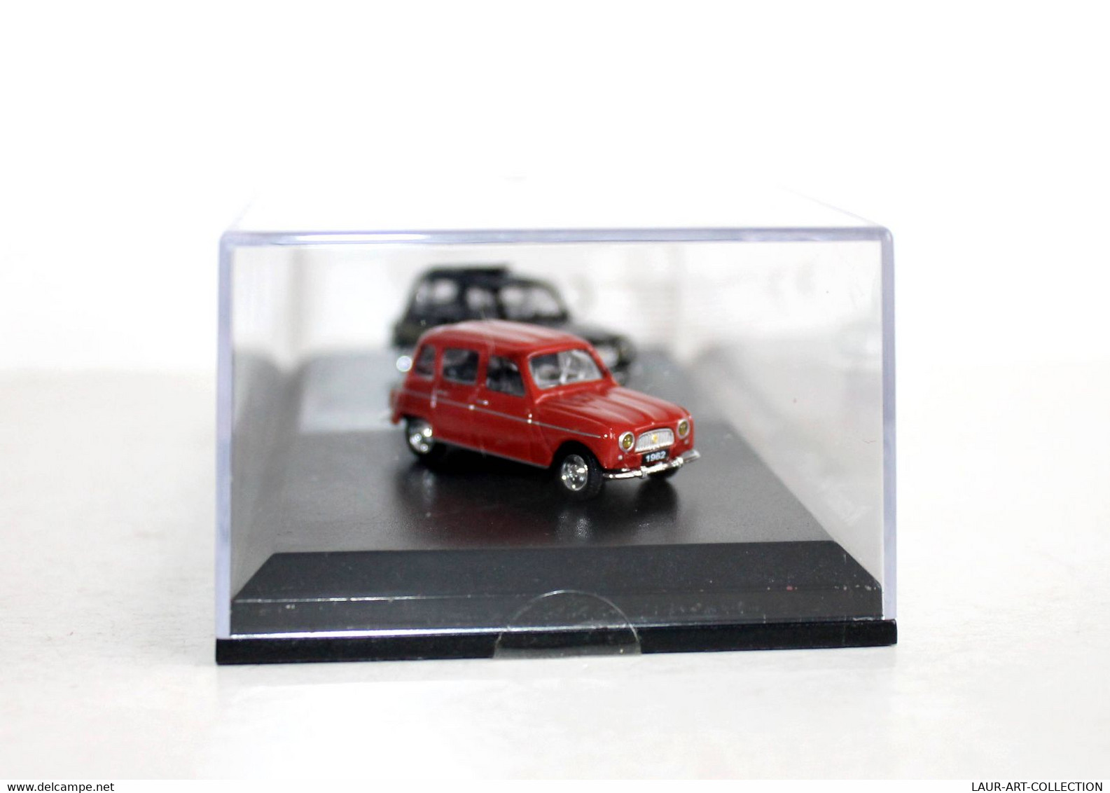 RENAULT 4 1962 + R4 PARISIENNE 1963 - VOITURE AUTOMOBILE MINIATURE 1/87 - ANCIEN MODELE REDUIT (1712.4) - Schaal 1:87