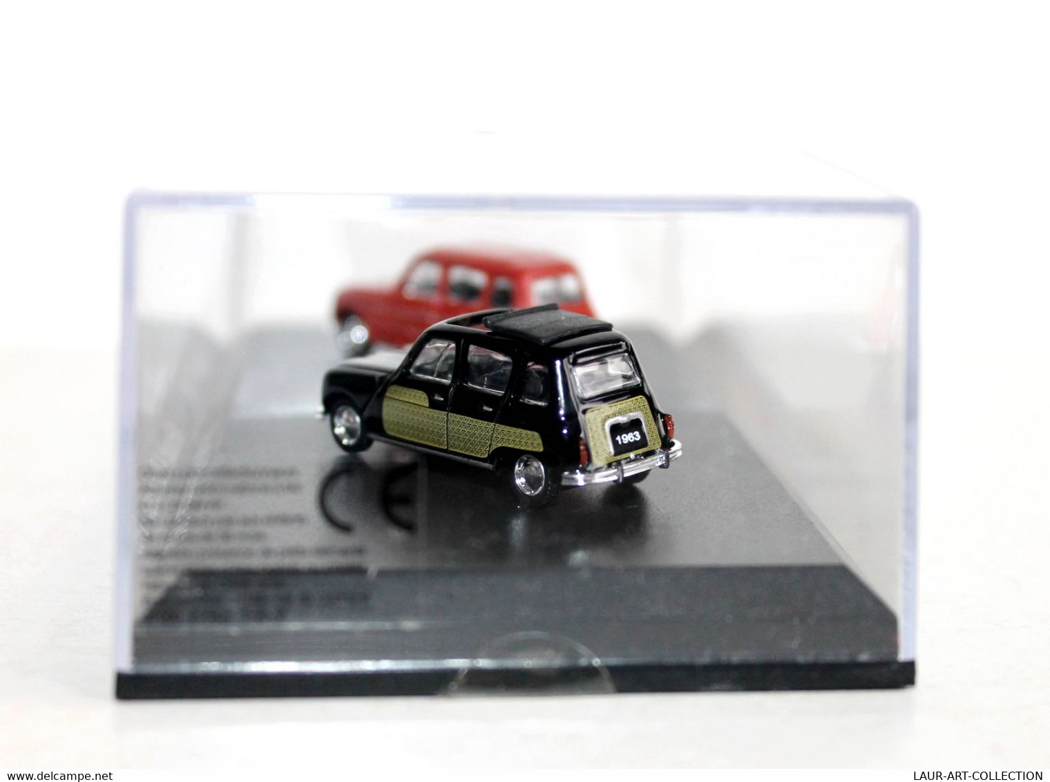 RENAULT 4 1962 + R4 PARISIENNE 1963 - VOITURE AUTOMOBILE MINIATURE 1/87 - ANCIEN MODELE REDUIT (1712.4) - Scala 1:87