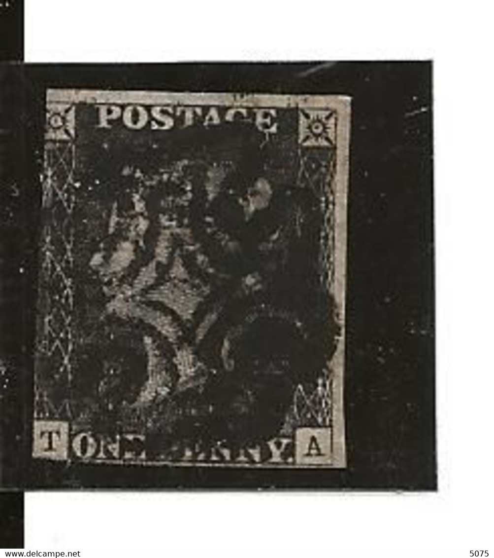 1840 1 D  Filigrane Inversé Yvert 1a  Voir " Classiques Du Monde "  Yvert - Used Stamps