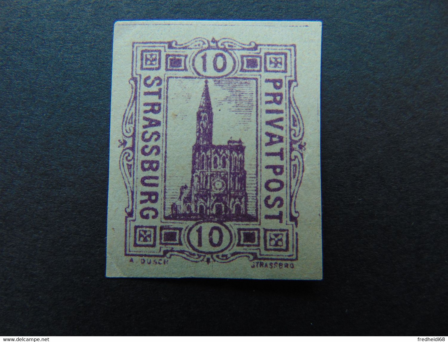 N°. 16** (catalogue De L'ASPAL) Des Postes Locales De Strasbourg - Unused Stamps