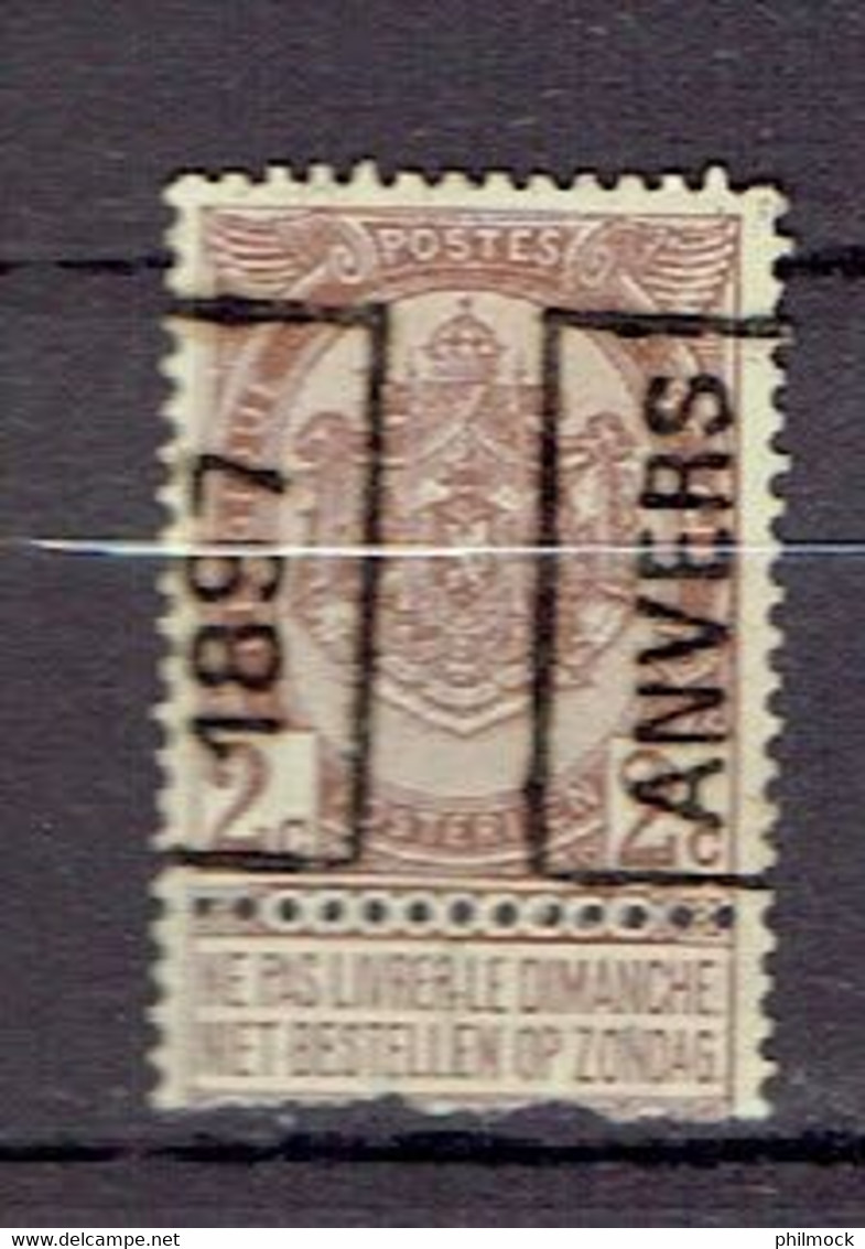 Préo - Voorafgestempelde Zegels 113A - Anvers 1897 Timbre 55 - Roller Precancels 1894-99