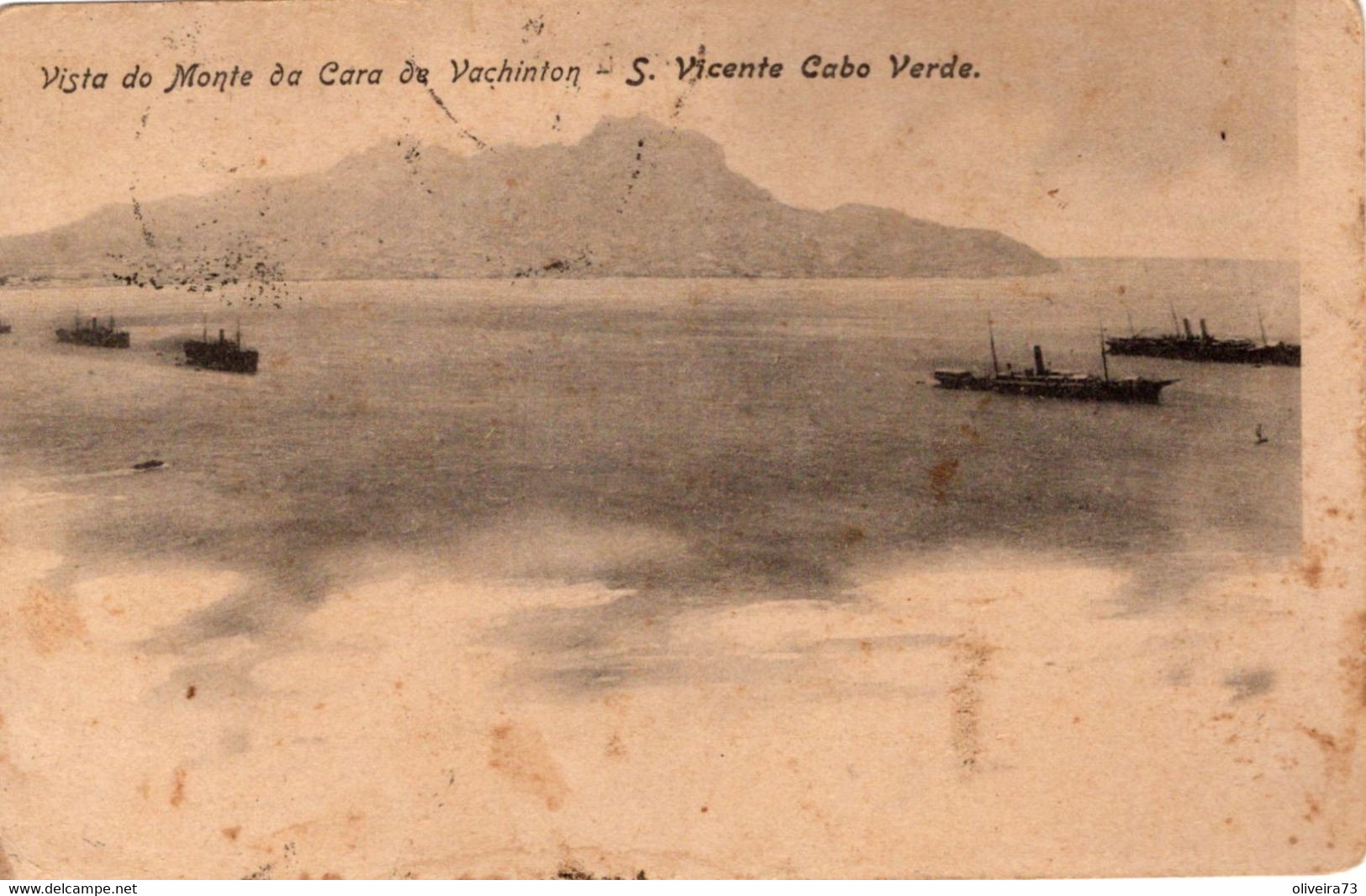 CABO VERDE - S. VICENTE - Vista Do Monte Da Cara - Cap Vert