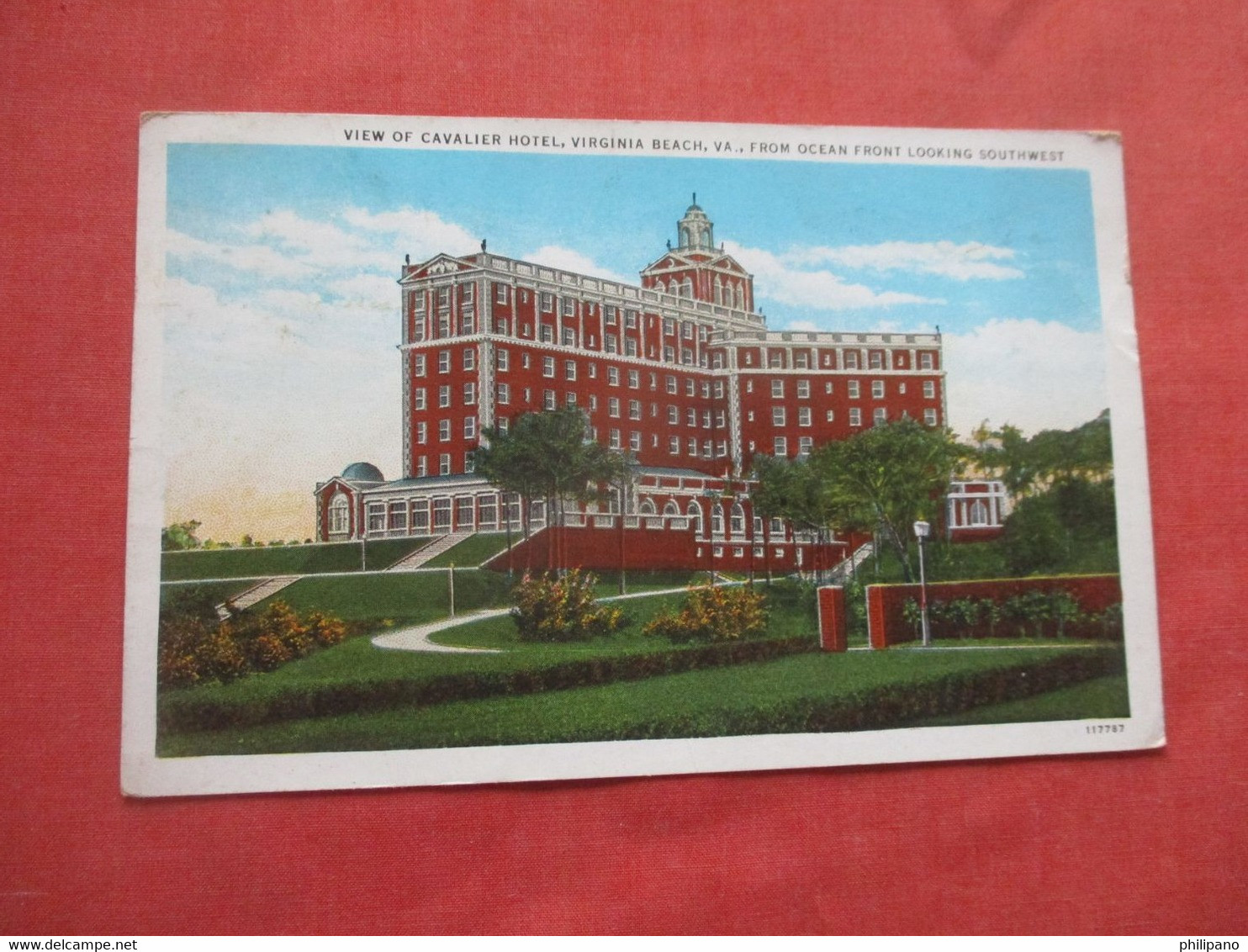 Cavalier Hotel.   Virginia Beach  Virginia > Virginia Beach     Ref 5873 - Virginia Beach