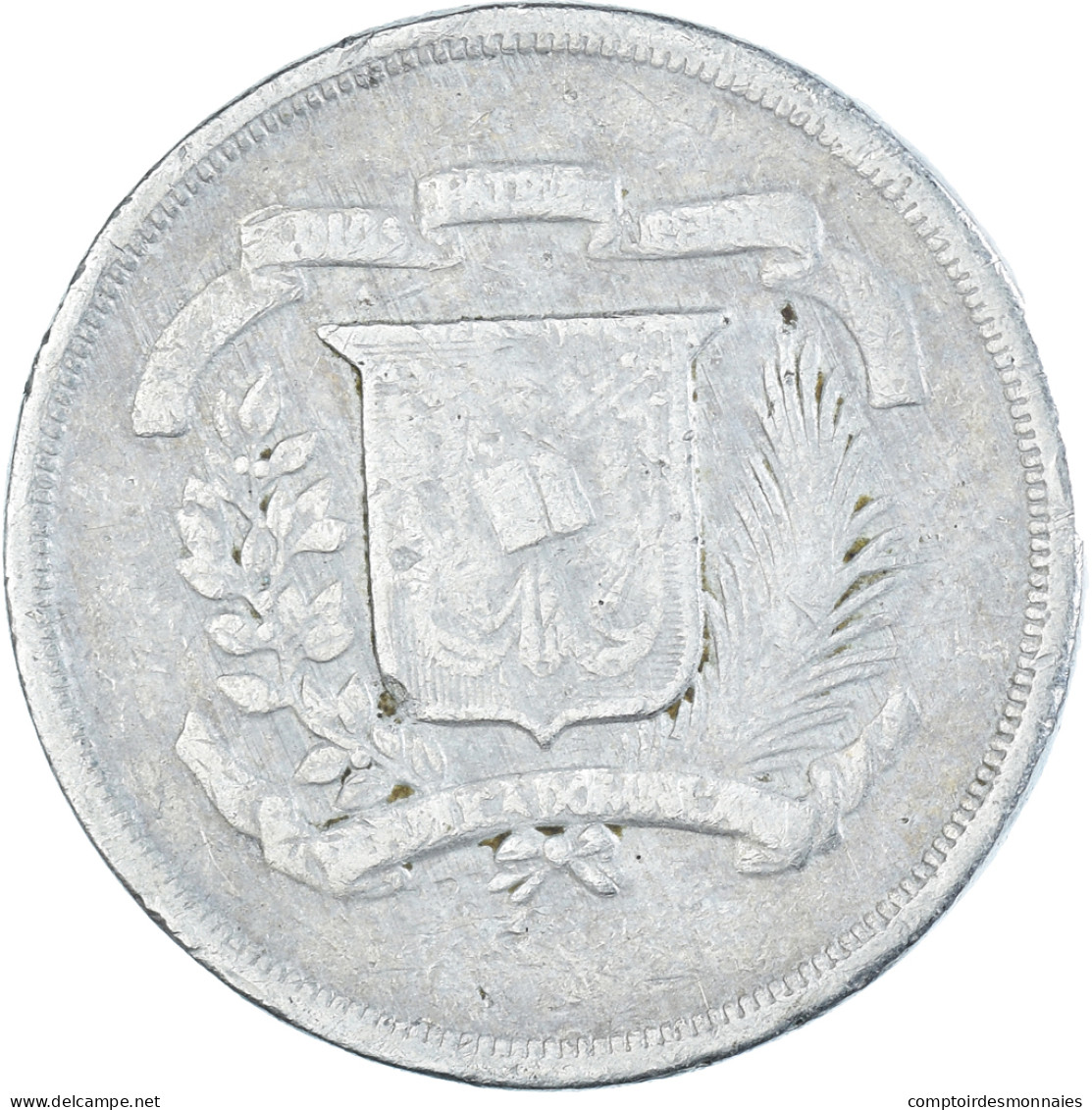 Monnaie, République Dominicaine, 5 Centavos, 1980 - Dominicaine