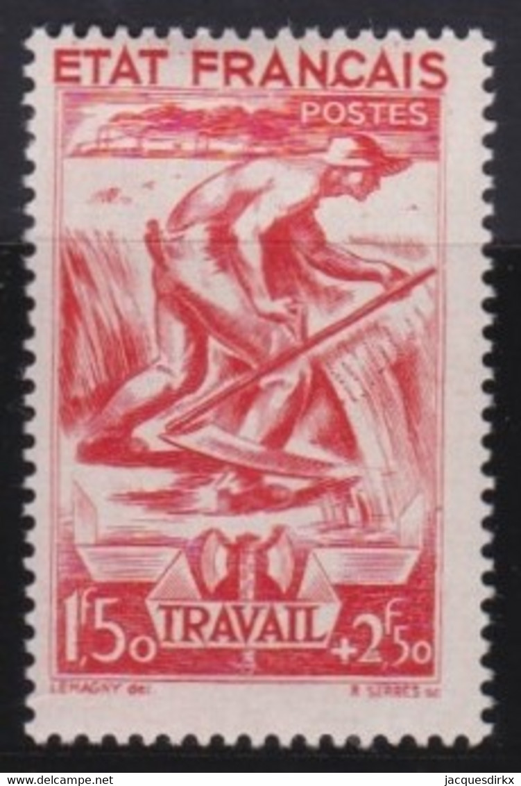 France  .  Y&T  .     577      .    *     .   Neuf Avec Gomme - Unused Stamps