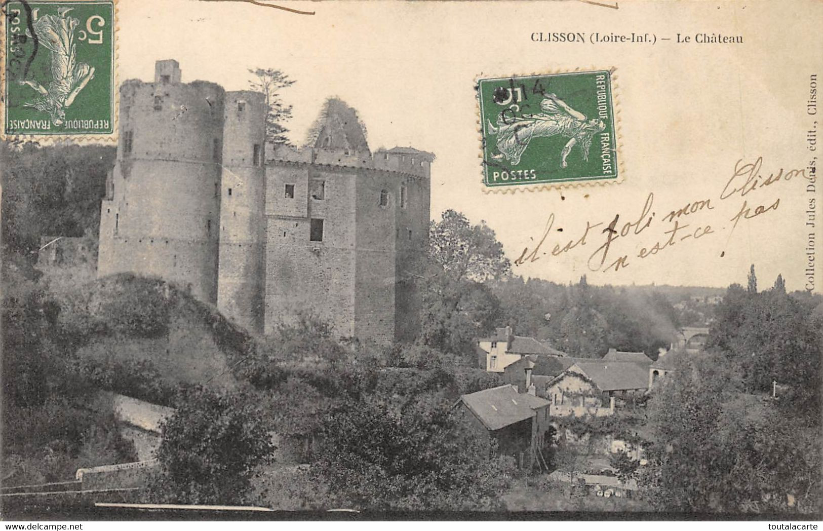 CPA 44 CLISSON LE CHATEAU - Clisson