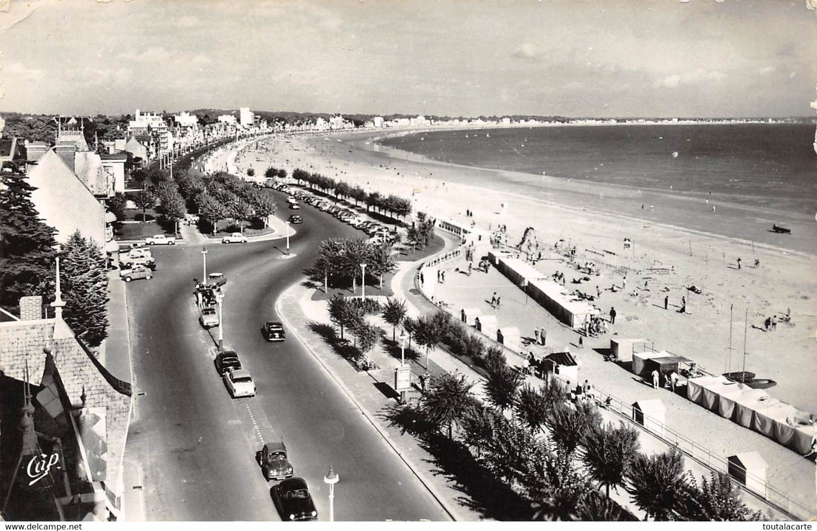 CPSM 44 LA BAULE VUE GENERALE DE LA PLAGE - La Baule-Escoublac