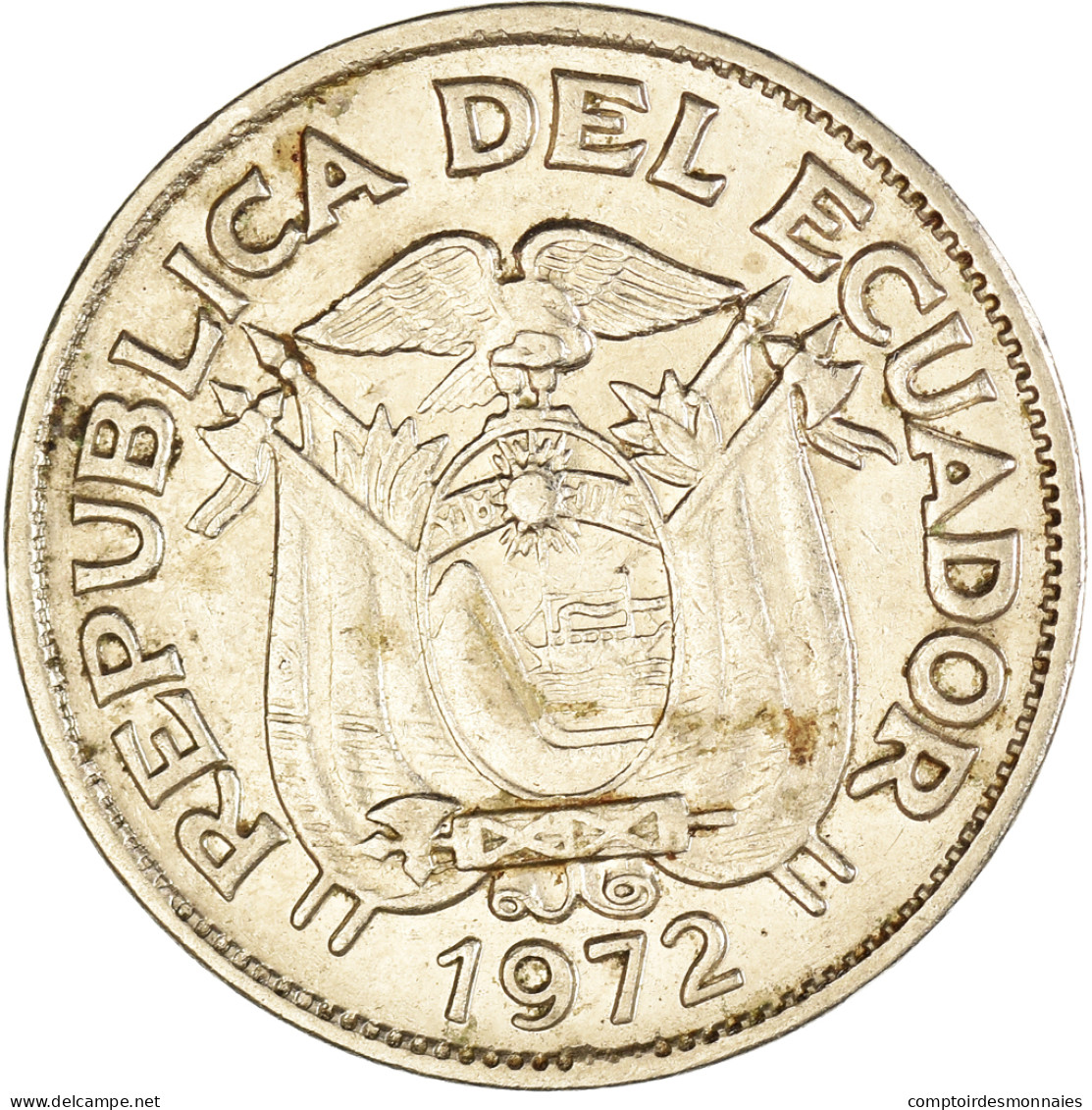 Monnaie, Équateur, 20 Centavos, 1972 - Ecuador