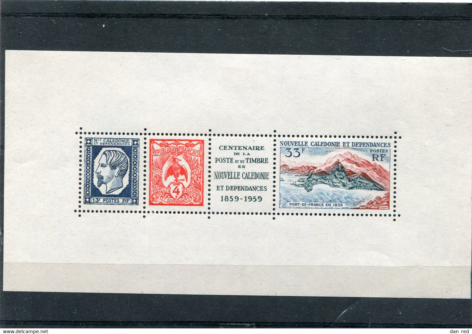 NOUVELLE CALEDONIE  N° 2  *  Feuillet (Y&T)  (Neuf Charnière) - Blocks & Sheetlets