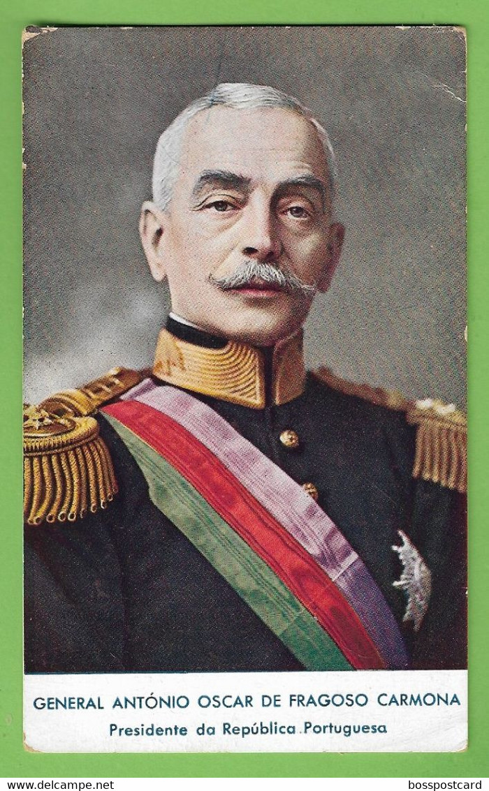 República Portuguesa - General Óscar Carmona - Estado Novo Ilustrador - Portugal - Personnages