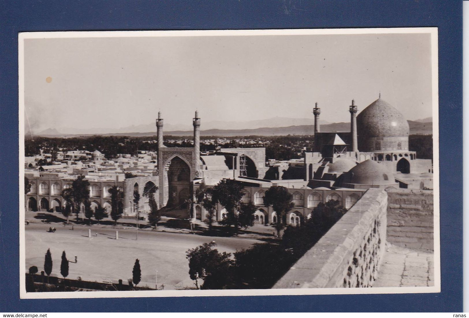 CPA Perse Iran Carte Photo Voir Le Dos Ispahan - Iran