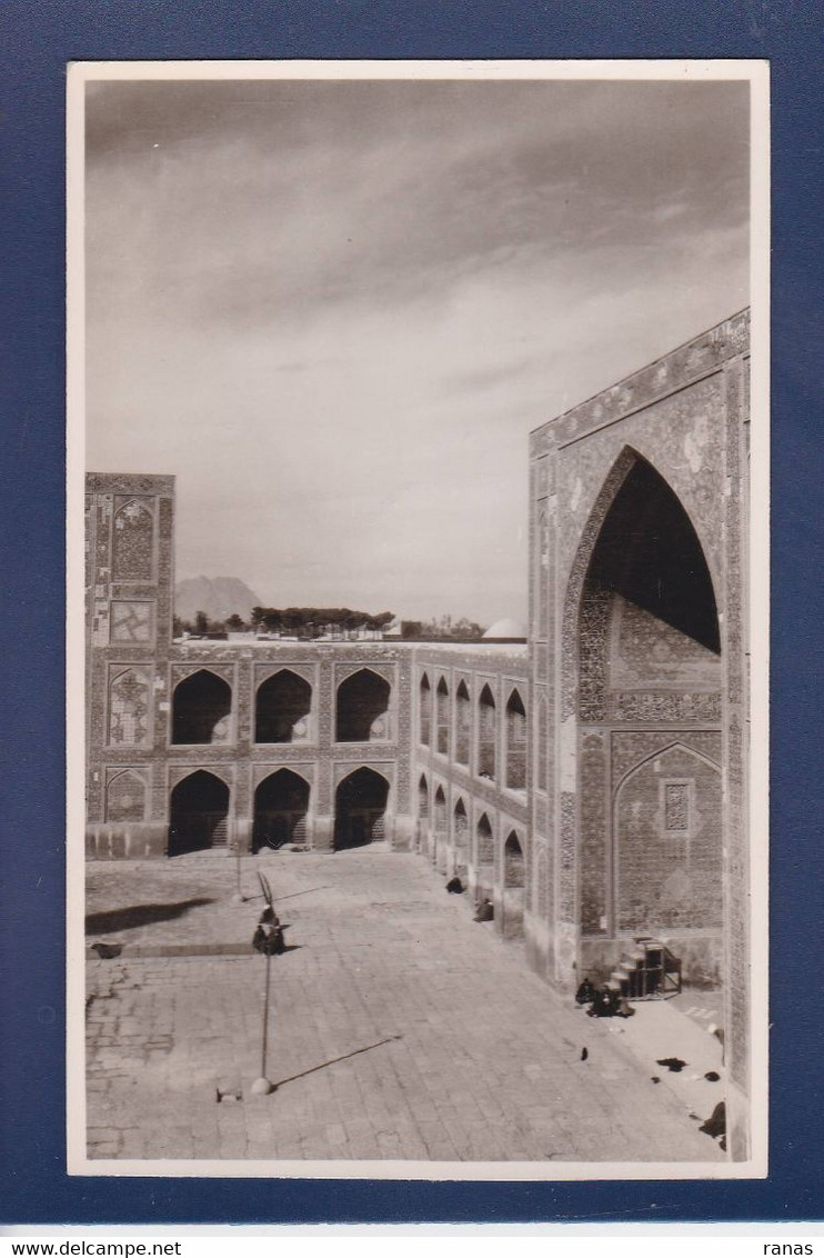 CPA Perse Iran Carte Photo Voir Le Dos Ispahan - Iran