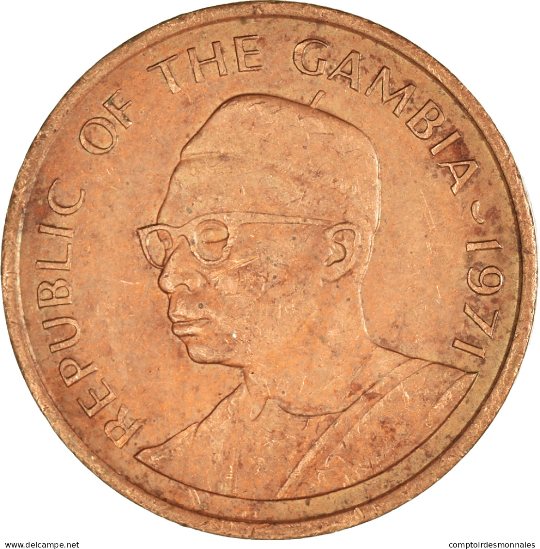 Monnaie, Gambie , 5 Bututs, 1971 - Gambia