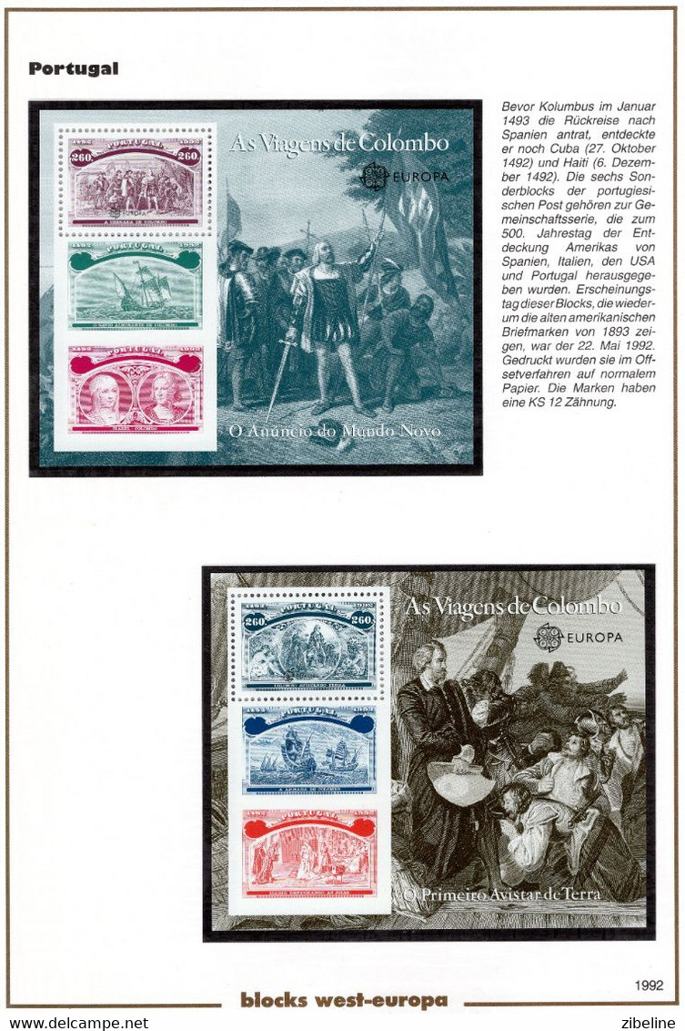 PORTUGAL COLOMB COLOMBUS COLON 6 BF  XX MNH SUPERBE - Vrac (max 999 Timbres)