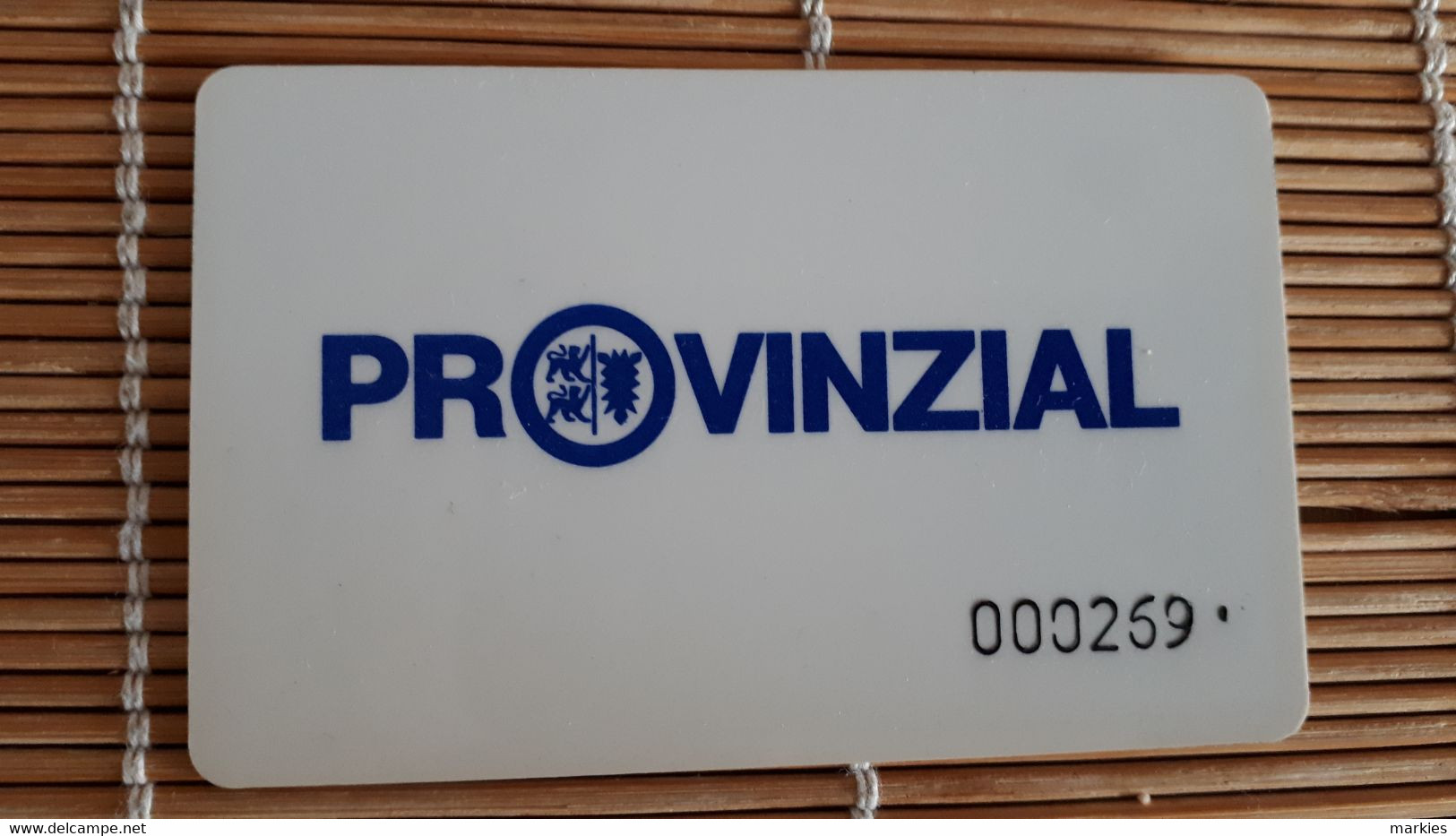 Provinzial Card 2 Scans Rare - Herkunft Unbekannt