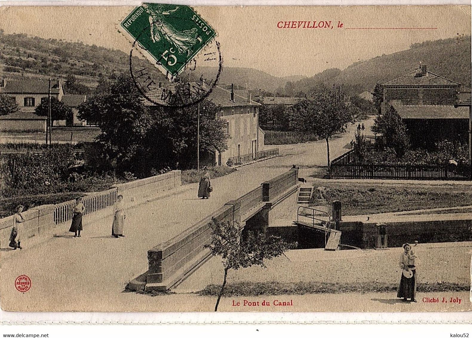 ++ CHEVILLON  ++   L PONT DU CANAL - Chevillon