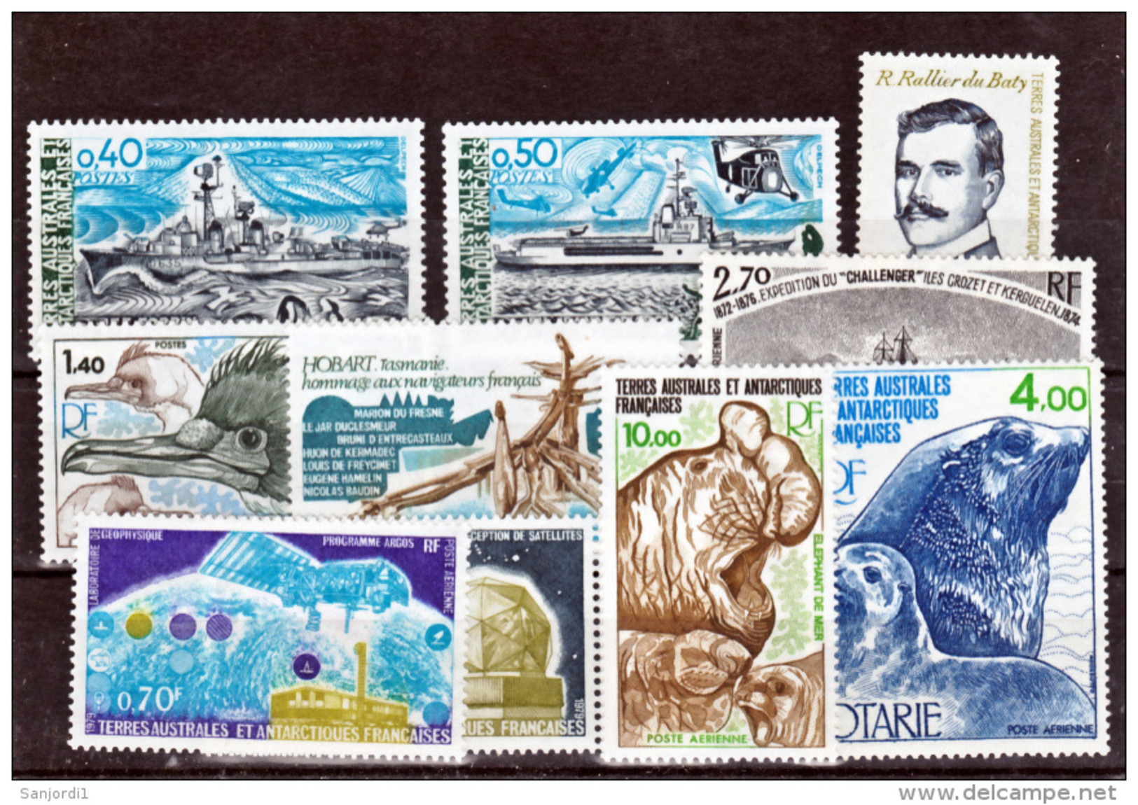 TAAF 1978 Année Complète Poste Et PA  Neuf ** MNH Sin Charmela Cote 28.7 - Volledig Jaar