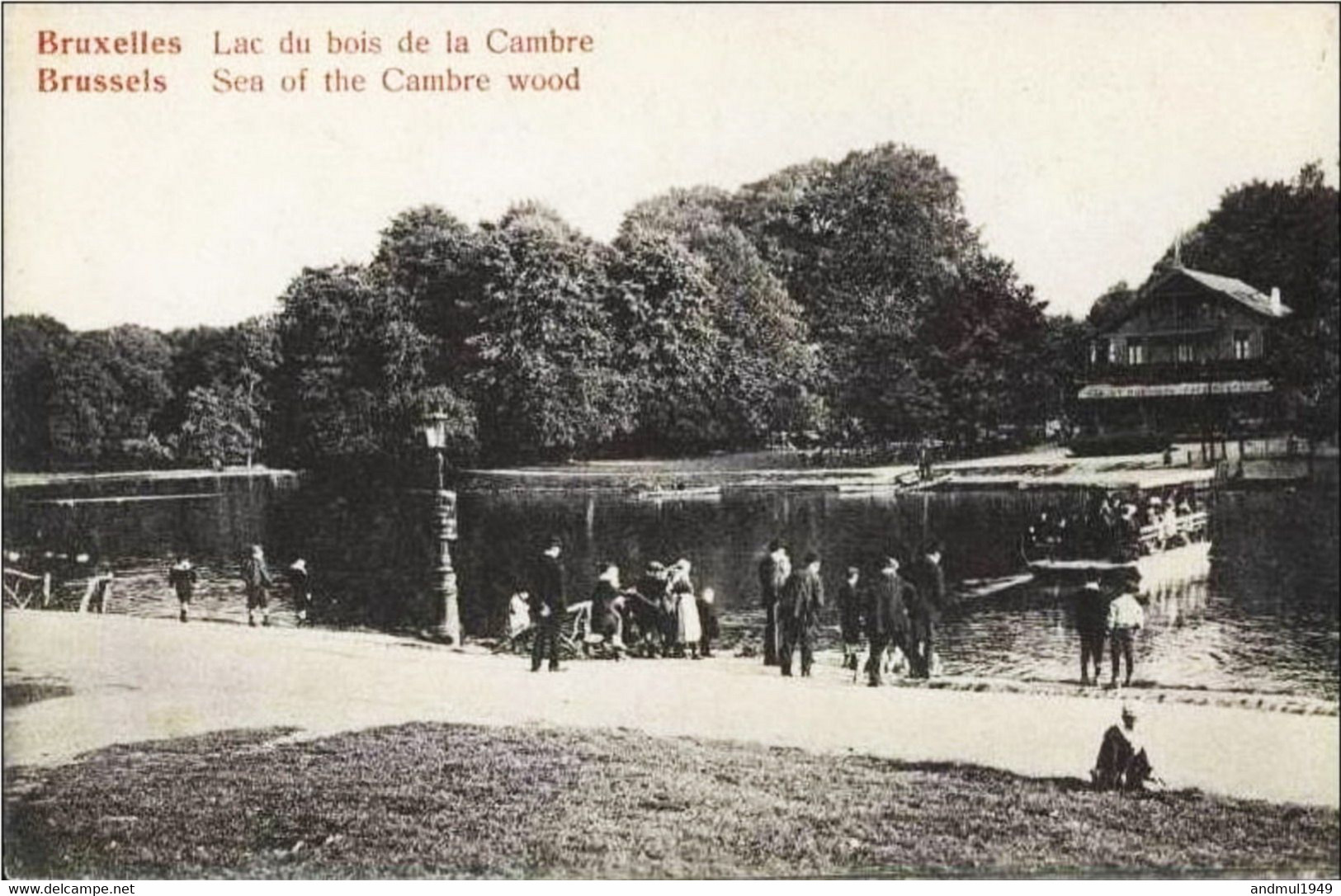 BRUXELLES - Le Lac Du Bois De La Cambre - Châlet Robinson - Forêts, Parcs, Jardins